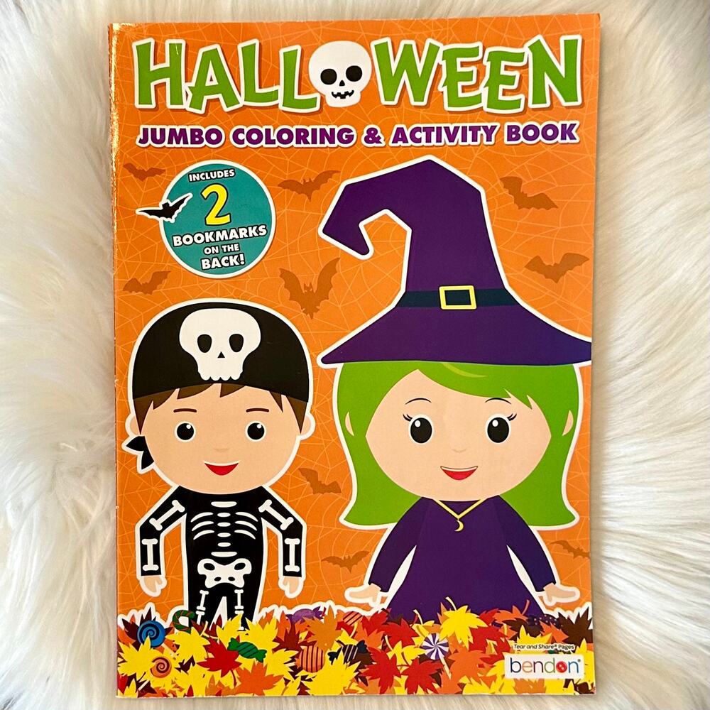Halloween Giant/Jumbo Coloring/Activity Books & Sticker Activity Books Bundle - Picture 8 of 11